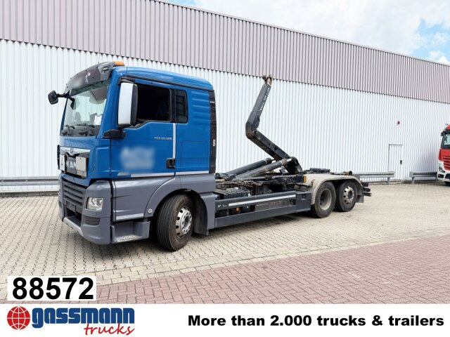 MAN TGX 26.580 6x2-4 BL, Intarder, Lenk-/Liftachse, - Horgos rakodó teherautó: 1 kép. MAN TGX 26.580 6x2-4 BL, Intarder, Lenk-/Liftachse, - Horgos rakodó teherautó: 1 kép.