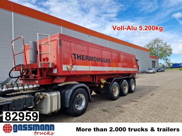 Meierling MSK 24 Voll-Alu Iso-Kastenmulde, ca. 25m³, 2x - Félpótkocsi billenőplatós: 1 kép. Meierling MSK 24 Voll-Alu Iso-Kastenmulde, ca. 25m³, 2x - Félpótkocsi billenőplatós: 1 kép.