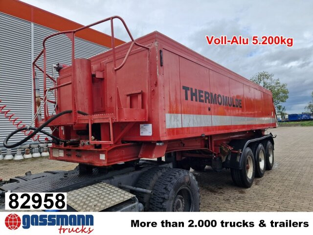 Meierling MSK 24 Voll-Alu Iso-Kastenmulde, ca. 25m³, 2x - Félpótkocsi billenőplatós: 1 kép. Meierling MSK 24 Voll-Alu Iso-Kastenmulde, ca. 25m³, 2x - Félpótkocsi billenőplatós: 1 kép.