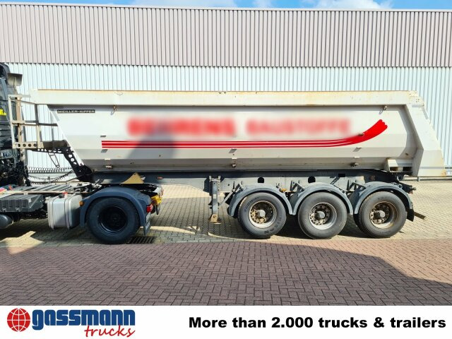Meiller MHPS 12/27 NOSS2, Stahlmulde ca. 26m³, - Félpótkocsi billenőplatós: 4 kép. Meiller MHPS 12/27 NOSS2, Stahlmulde ca. 26m³, - Félpótkocsi billenőplatós: 4 kép.