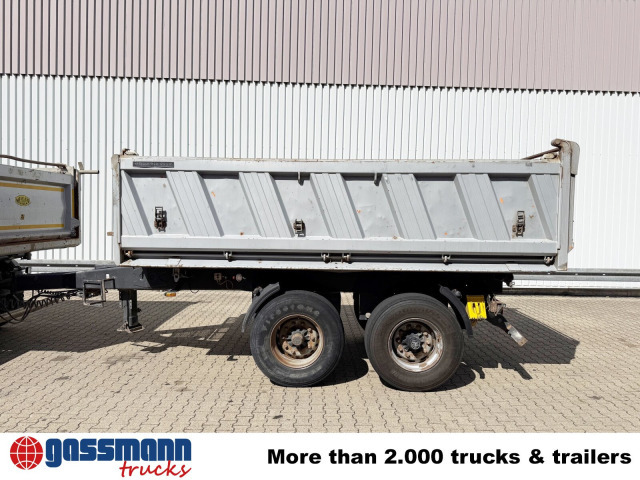 Meiller MZDA 18/21, Stahlbordwände, ca. 10m³ - Pótkocsi billenőplatós: 4 kép. Meiller MZDA 18/21, Stahlbordwände, ca. 10m³ - Pótkocsi billenőplatós: 4 kép.