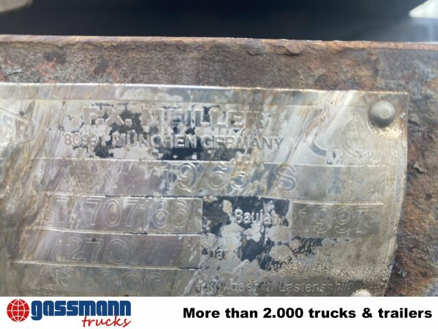 Emelőhorgos/ Konténerszállító rendszer Meiller RK 19.65 S Abrollanlage: 7 kép.