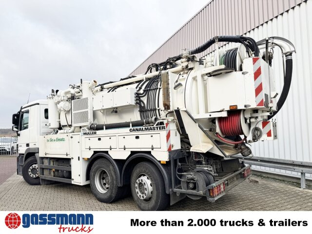 Mercedes-Benz Actros 2536 L 6x2, Müller Saug- und Spülwagen - Utcaseprő gép: 3 kép. Mercedes-Benz Actros 2536 L 6x2, Müller Saug- und Spülwagen - Utcaseprő gép: 3 kép.