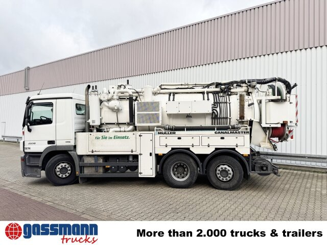 Mercedes-Benz Actros 2536 L 6x2, Müller Saug- und Spülwagen - Utcaseprő gép: 5 kép. Mercedes-Benz Actros 2536 L 6x2, Müller Saug- und Spülwagen - Utcaseprő gép: 5 kép.