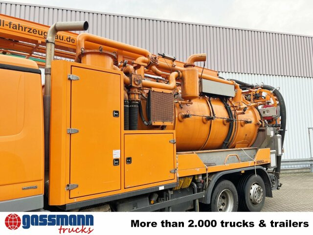 Mercedes-Benz Actros 2544 L 6x2, Lenkachse, Kroll - Utcaseprő gép: 4 kép. Mercedes-Benz Actros 2544 L 6x2, Lenkachse, Kroll - Utcaseprő gép: 4 kép.