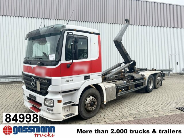 Mercedes-Benz Actros 2546 L 6x2/48, Lift-/Lenkachse, RK 20.70 - Horgos rakodó teherautó: 1 kép. Mercedes-Benz Actros 2546 L 6x2/48, Lift-/Lenkachse, RK 20.70 - Horgos rakodó teherautó: 1 kép.