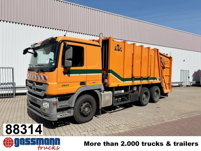 Mercedes-Benz Actros 2641/48 L 6x4, Haller M21X2C, Zöller - Szemetesautó: 1 kép. Mercedes-Benz Actros 2641/48 L 6x4, Haller M21X2C, Zöller - Szemetesautó: 1 kép.