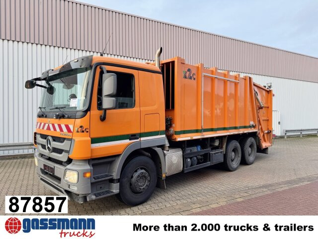Mercedes-Benz Actros 2641/48 L 6x4, Haller M21X2C, Zöller - Szemetesautó: 1 kép. Mercedes-Benz Actros 2641/48 L 6x4, Haller M21X2C, Zöller - Szemetesautó: 1 kép.