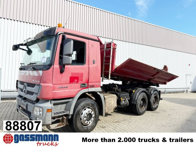 Mercedes-Benz Actros 2646 K 6x4, Retarder, Bordmatik - Billenőplatós teherautó: 1 kép. Mercedes-Benz Actros 2646 K 6x4, Retarder, Bordmatik - Billenőplatós teherautó: 1 kép.