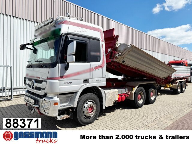 Mercedes-Benz Actros 2648 LK 6x4, Retarder, Bordmatik, - Billenőplatós teherautó: 1 kép. Mercedes-Benz Actros 2648 LK 6x4, Retarder, Bordmatik, - Billenőplatós teherautó: 1 kép.