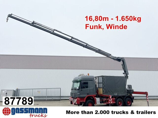 Mercedes-Benz Actros 3346 AK 6x6, 134t Anhängelast WSK, - Platós teherautó, Darus autó: 1 kép. Mercedes-Benz Actros 3346 AK 6x6, 134t Anhängelast WSK, - Platós teherautó, Darus autó: 1 kép.