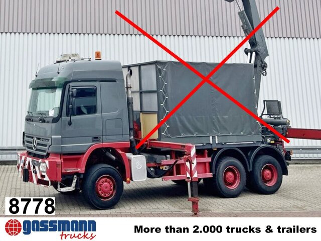Mercedes-Benz Actros 3346 AK 6x6 - Alvaz teherautó: 1 kép. Mercedes-Benz Actros 3346 AK 6x6 - Alvaz teherautó: 1 kép.