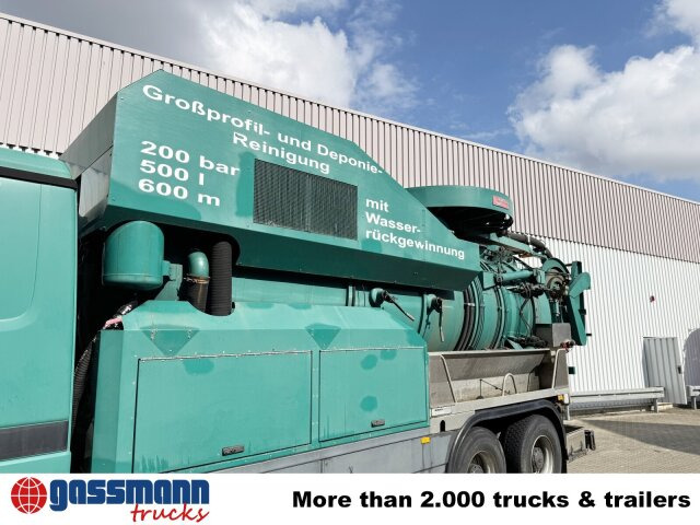 Utcaseprő gép Mercedes-Benz Actros 3348 6x4, V8, Kroll Saug-/Spülwagen ca.: 6 kép.