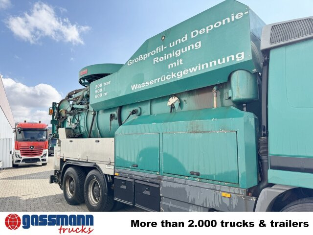Utcaseprő gép Mercedes-Benz Actros 3348 6x4, V8, Kroll Saug-/Spülwagen ca.: 10 kép.