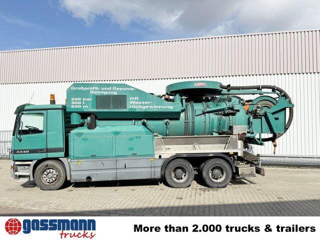 Mercedes-Benz Actros 3348 6x4, V8, Kroll Saug-/Spülwagen ca. - Utcaseprő gép: 5 kép. Mercedes-Benz Actros 3348 6x4, V8, Kroll Saug-/Spülwagen ca. - Utcaseprő gép: 5 kép.