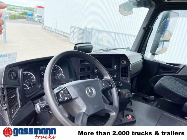 Mercedes-Benz Antos 1840 L 4x2, Aufnahme für Mitnahmestapler - Platós teherautó: 5 kép. Mercedes-Benz Antos 1840 L 4x2, Aufnahme für Mitnahmestapler - Platós teherautó: 5 kép.