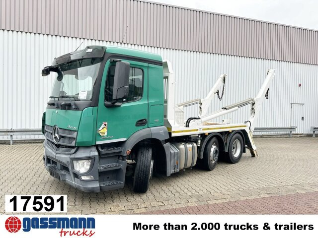 Mercedes-Benz Antos 2540 L 6x2, Vorlauflenk-/Liftachse, - Konténerszállító: 1 kép. Mercedes-Benz Antos 2540 L 6x2, Vorlauflenk-/Liftachse, - Konténerszállító: 1 kép.