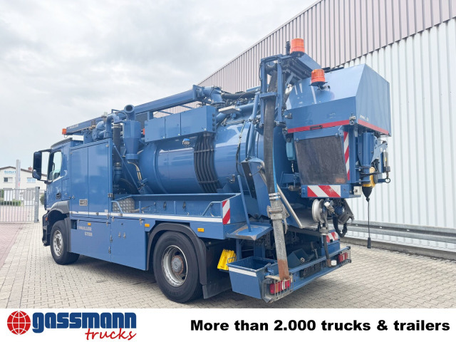 Mercedes-Benz Arocs 1843 L 4x2, Müller Canalmaster ca. 8m³, - Utcaseprő gép: 4 kép. Mercedes-Benz Arocs 1843 L 4x2, Müller Canalmaster ca. 8m³, - Utcaseprő gép: 4 kép.