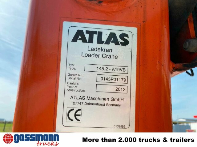 Mercedes-Benz Arocs 2545 L/6x2/4, Atlas Kran, 145.2-A19 VB, - Platós teherautó, Darus autó: 2 kép. Mercedes-Benz Arocs 2545 L/6x2/4, Atlas Kran, 145.2-A19 VB, - Platós teherautó, Darus autó: 2 kép.