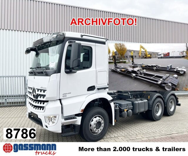Mercedes-Benz Arocs 2645 K 6x4, Retarder, MirrorCam - Horgos rakodó teherautó: 1 kép. Mercedes-Benz Arocs 2645 K 6x4, Retarder, MirrorCam - Horgos rakodó teherautó: 1 kép.
