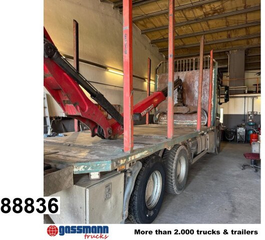Mercedes-Benz Arocs 2648 6x4 mit Heckkran Epsilon M12Z83, - Rönkszállító teherautó, Darus autó: 1 kép. Mercedes-Benz Arocs 2648 6x4 mit Heckkran Epsilon M12Z83, - Rönkszállító teherautó, Darus autó: 1 kép.