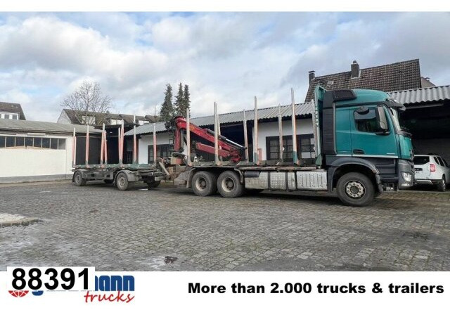 Mercedes-Benz Arocs 2651 L 6x4, Retarder, StreamSpace, - Rönkszállító teherautó, Darus autó: 1 kép. Mercedes-Benz Arocs 2651 L 6x4, Retarder, StreamSpace, - Rönkszállító teherautó, Darus autó: 1 kép.