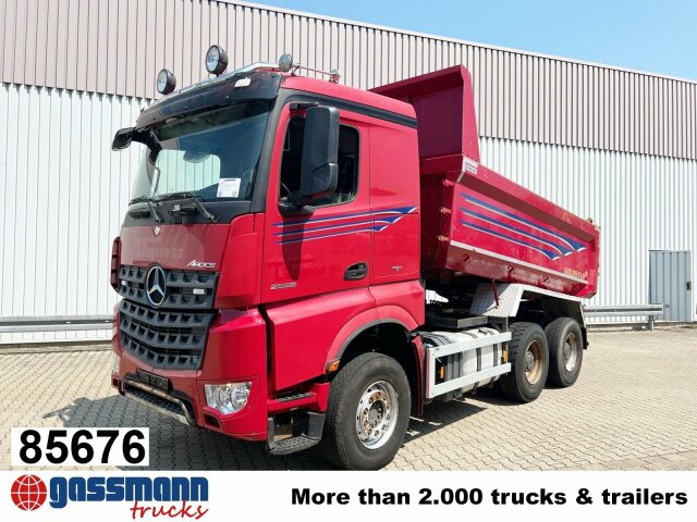Mercedes-Benz Arocs 2658 K 6x4, Retarder, Stahlmulde ca. - Dömper: 1 kép. Mercedes-Benz Arocs 2658 K 6x4, Retarder, Stahlmulde ca. - Dömper: 1 kép.
