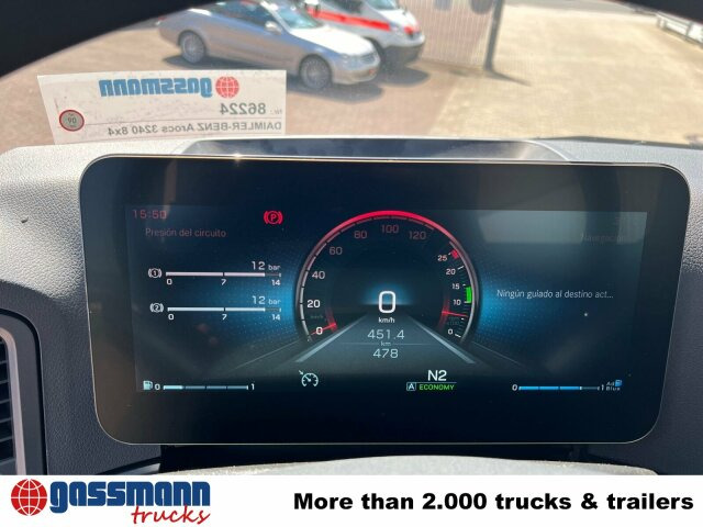 Új Alvaz teherautó Mercedes-Benz Arocs 3240 8x4: 6 kép.