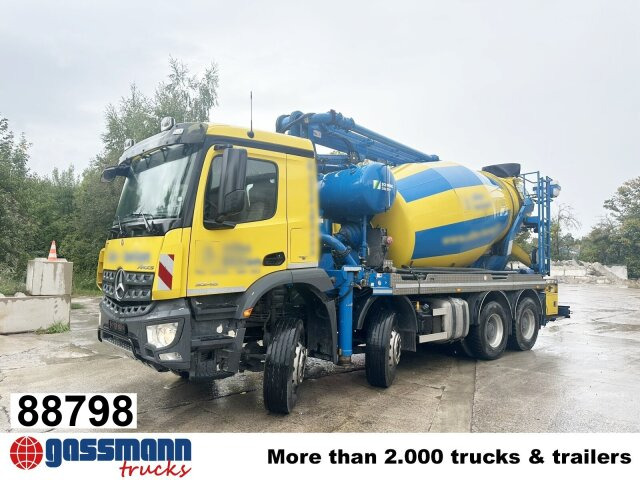 Mercedes-Benz Arocs 3246 B 8x4 Stetter Mischer 7m³, Pumpe 25m - Betonmixer: 1 kép. Mercedes-Benz Arocs 3246 B 8x4 Stetter Mischer 7m³, Pumpe 25m - Betonmixer: 1 kép.