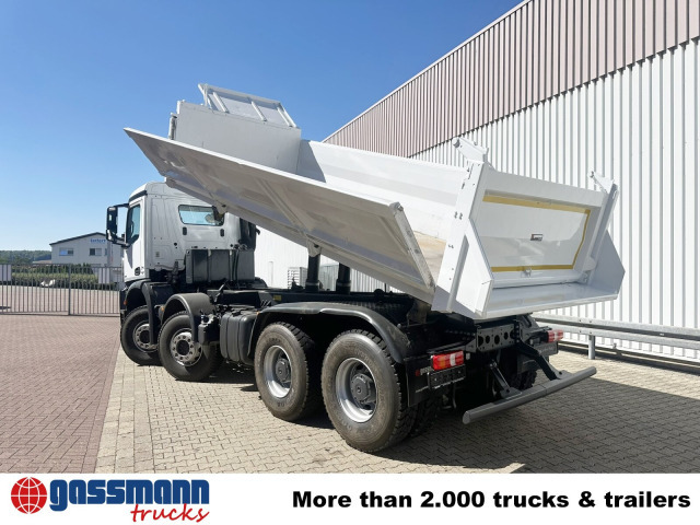 Billenőplatós teherautó Mercedes-Benz Arocs 4142/45 K 8x4/4, Meiller Bordmatik links: 10 kép.