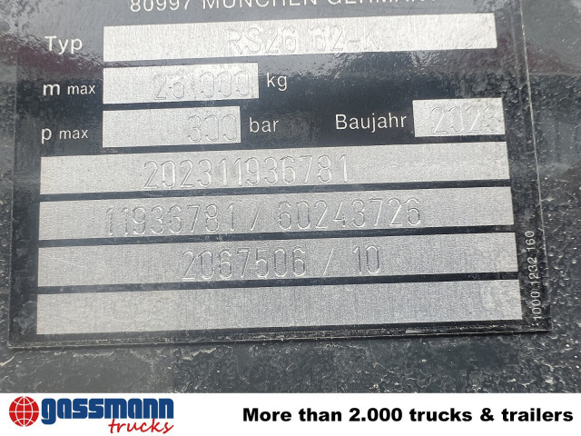 Mercedes-Benz Arocs 4142/48 8x4/4, Grounder, Meiller RS26 - Horgos rakodó teherautó: 5 kép. Mercedes-Benz Arocs 4142/48 8x4/4, Grounder, Meiller RS26 - Horgos rakodó teherautó: 5 kép.