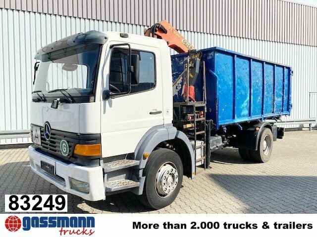 Mercedes-Benz Atego 1823 4x2 mit Kran Palfinger PK10500, - Billenőplatós teherautó, Darus autó: 1 kép. Mercedes-Benz Atego 1823 4x2 mit Kran Palfinger PK10500, - Billenőplatós teherautó, Darus autó: 1 kép.