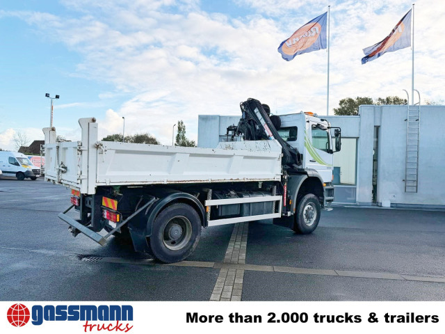 Mercedes-Benz Atego 1823AK 4x4, Kran HIAB, Bordmatik - Billenőplatós teherautó, Darus autó: 2 kép. Mercedes-Benz Atego 1823AK 4x4, Kran HIAB, Bordmatik - Billenőplatós teherautó, Darus autó: 2 kép.