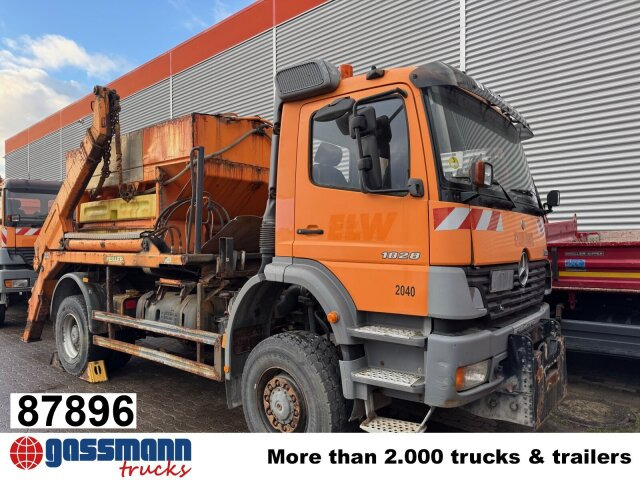 Mercedes-Benz Atego 1828 4x4, Tele-Absetzer, - Konténerszállító: 1 kép. Mercedes-Benz Atego 1828 4x4, Tele-Absetzer, - Konténerszállító: 1 kép.
