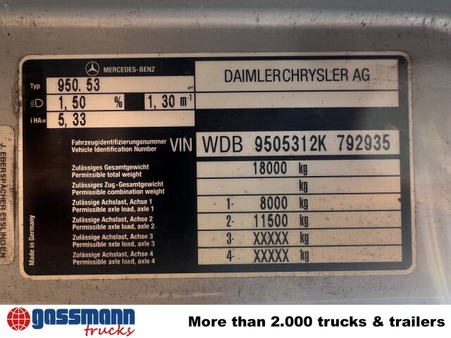 Mercedes-Benz Atego 1828 L 4x2, Rechtslenker, - Alvaz teherautó: 4 kép. Mercedes-Benz Atego 1828 L 4x2, Rechtslenker, - Alvaz teherautó: 4 kép.