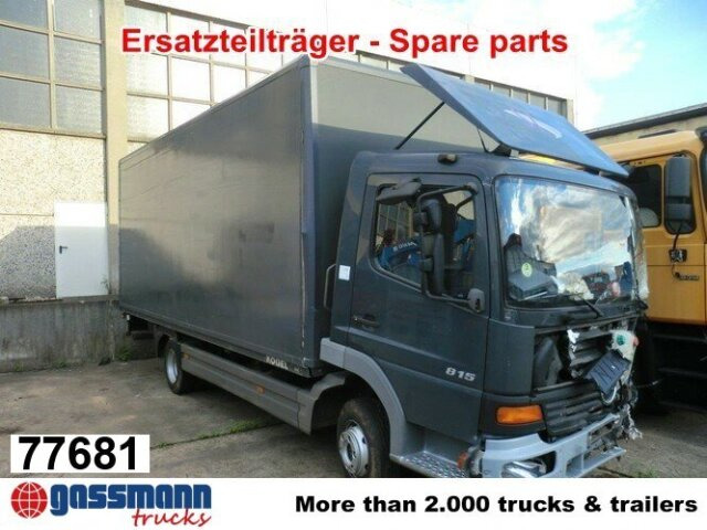 Mercedes-Benz Atego 815 4x2, UNFALL! Ersatzteilträger! - Dobozos felépítményű teherautó: 1 kép. Mercedes-Benz Atego 815 4x2, UNFALL! Ersatzteilträger! - Dobozos felépítményű teherautó: 1 kép.