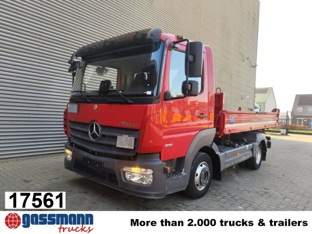 Mercedes-Benz Atego 818 K 4x2, Meiller-Kipper, 2 x AHK - Billenőplatós teherautó: 1 kép. Mercedes-Benz Atego 818 K 4x2, Meiller-Kipper, 2 x AHK - Billenőplatós teherautó: 1 kép.