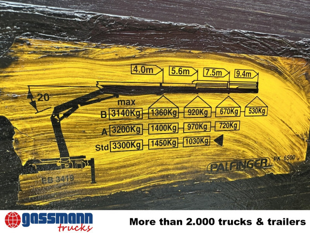 Mercedes-Benz Atego 818 K 4x2 mit Kran Palfinger PK 6500, 2x - Billenőplatós teherautó, Darus autó: 2 kép. Mercedes-Benz Atego 818 K 4x2 mit Kran Palfinger PK 6500, 2x - Billenőplatós teherautó, Darus autó: 2 kép.