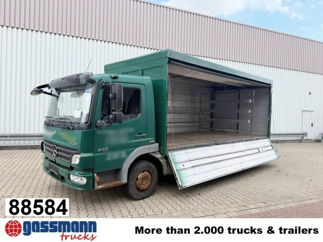 Mercedes-Benz Atego 818 L 4x2, Getränkekoffer, 2x AHK - Dobozos felépítményű teherautó: 1 kép. Mercedes-Benz Atego 818 L 4x2, Getränkekoffer, 2x AHK - Dobozos felépítményű teherautó: 1 kép.