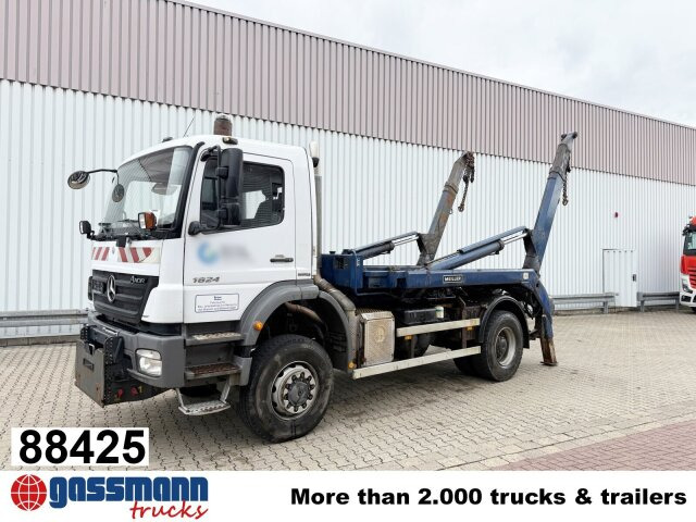 Mercedes-Benz Axor 1824 AK 4x4, Tele-Absetzer, - Konténerszállító: 1 kép. Mercedes-Benz Axor 1824 AK 4x4, Tele-Absetzer, - Konténerszállító: 1 kép.