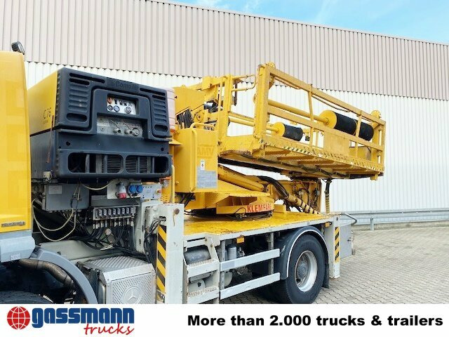 Mercedes-Benz Axor 1824 K 4x2, AMV Hubsteiger + Kompressor, - Emelőkosaras teherautó: 2 kép. Mercedes-Benz Axor 1824 K 4x2, AMV Hubsteiger + Kompressor, - Emelőkosaras teherautó: 2 kép.