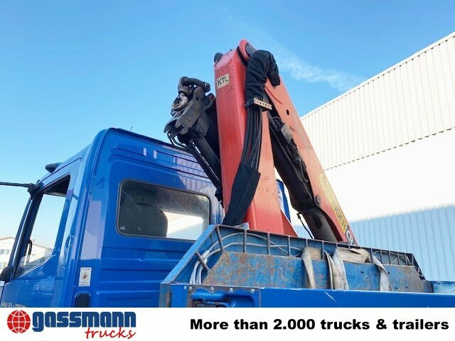 Mercedes-Benz Axor 1828 L 4x2 mit Kran Palfinger PK 9501, Funk - Platós teherautó, Darus autó: 2 kép. Mercedes-Benz Axor 1828 L 4x2 mit Kran Palfinger PK 9501, Funk - Platós teherautó, Darus autó: 2 kép.