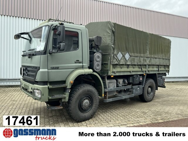Mercedes-Benz Axor 1829 A 4x4, Ex- - Platós teherautó: 1 kép. Mercedes-Benz Axor 1829 A 4x4, Ex- - Platós teherautó: 1 kép.