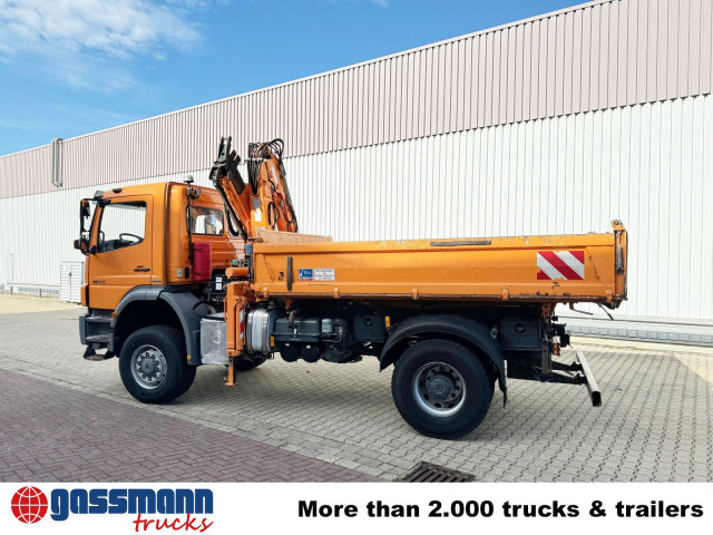 Mercedes-Benz Axor 1833 AK 4x4, Winterdienstausstattung, Kran - Billenőplatós teherautó, Darus autó: 2 kép. Mercedes-Benz Axor 1833 AK 4x4, Winterdienstausstattung, Kran - Billenőplatós teherautó, Darus autó: 2 kép.