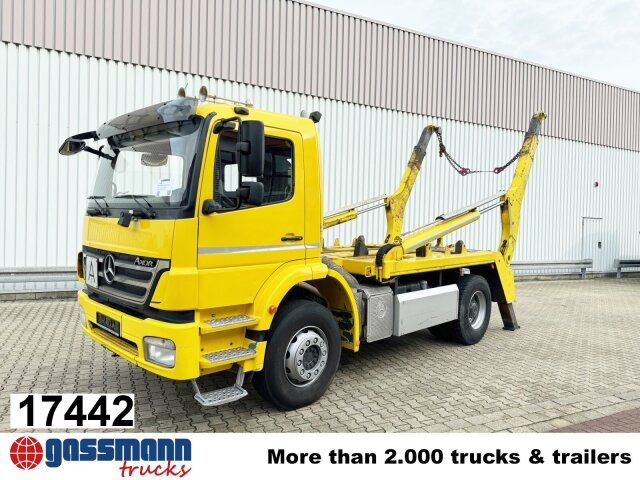 Mercedes-Benz Axor 1833 K 4x2, Gergen TAK 20 Tele-Absetzer - Konténerszállító: 1 kép. Mercedes-Benz Axor 1833 K 4x2, Gergen TAK 20 Tele-Absetzer - Konténerszállító: 1 kép.