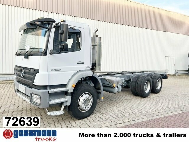 Mercedes-Benz Axor 2633 K 6x4 RHD - Alvaz teherautó: 1 kép. Mercedes-Benz Axor 2633 K 6x4 RHD - Alvaz teherautó: 1 kép.