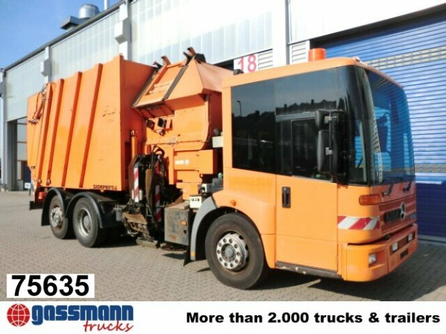 Mercedes-Benz Econic 2628L 6x2 mit SIDEPRESS Aufbau - Szemetesautó: 1 kép. Mercedes-Benz Econic 2628L 6x2 mit SIDEPRESS Aufbau - Szemetesautó: 1 kép.