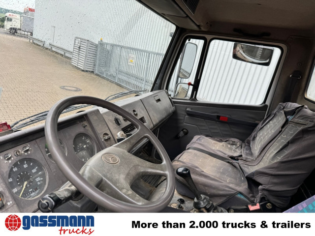 Mercedes-Benz LK 814 4x2, 6-Zylinder, Kran Tirre Euro 35 - Platós teherautó, Darus autó: 4 kép. Mercedes-Benz LK 814 4x2, 6-Zylinder, Kran Tirre Euro 35 - Platós teherautó, Darus autó: 4 kép.