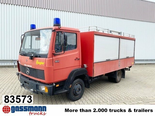 Mercedes-Benz LK 814 F 4x2, Ziegler RW1, 6-Zylinder Motor - Tűzoltóautó: 1 kép. Mercedes-Benz LK 814 F 4x2, Ziegler RW1, 6-Zylinder Motor - Tűzoltóautó: 1 kép.