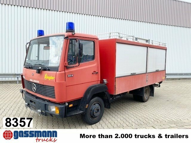 Mercedes-Benz LK 814 F 4x2, Ziegler RW1, 6-Zylinder Motor - Dobozos felépítményű teherautó: 1 kép. Mercedes-Benz LK 814 F 4x2, Ziegler RW1, 6-Zylinder Motor - Dobozos felépítményű teherautó: 1 kép.